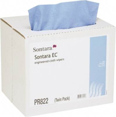 2 Pack NuTrend Disposables 250PC Blue Wipes: Dry, Pop-Up, 12'' Sheets