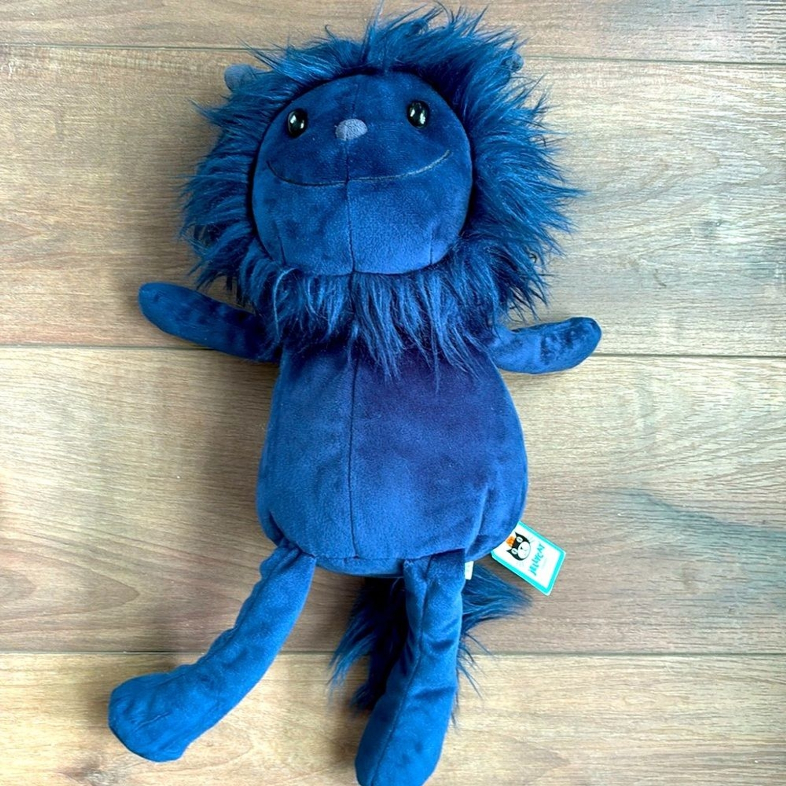 Jellycat Luda blue monster NWT 90s Y2K Holiday Magic Retro Gift
