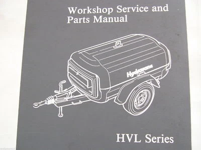 Hydrovane HVL 4 5 & 6 SERIES Service Repair Workshop Manual 275 pages By EMAIL