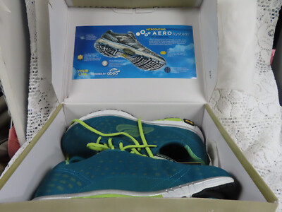 NWB/NWOB ABEO AREO SYSTEM 9.5 MED PEACOCK COLOR VRW-1067 ATHLETIC SHOES AEGIS A