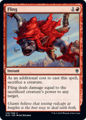 Throne of Eldraine - Fling - Foil