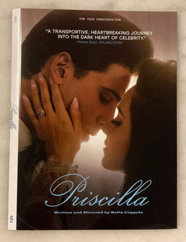 Priscilla FYC DVD 2023 Cailee Spaeny Jacob Elordi Sofia Coppola Elvis Presley