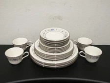 20 Pc. Noritake Norma Place Setting - Dinner Salad Bread Plates Cups Saucers