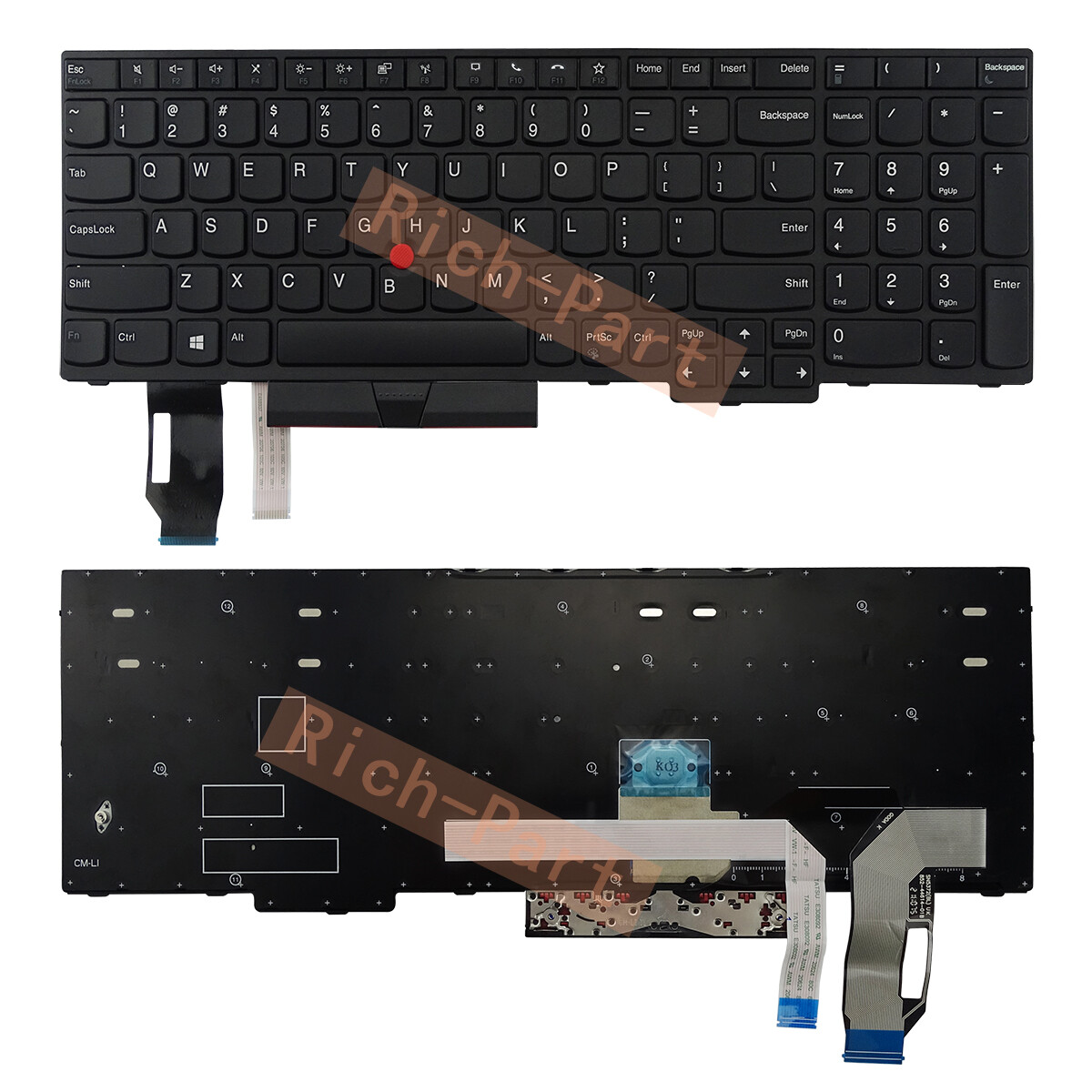 Silicon Keyboard Cover For Lenovo ThinkPad E580 E595 P52 E585 L590 E15