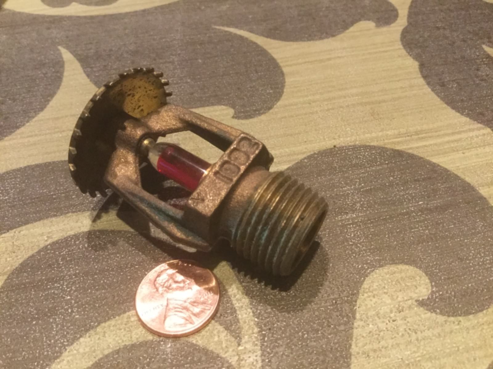 VIKING 589A NOS FIRE SPRINKLER HEAD upright 1/2 NPT 155 F 68C BRASS 92