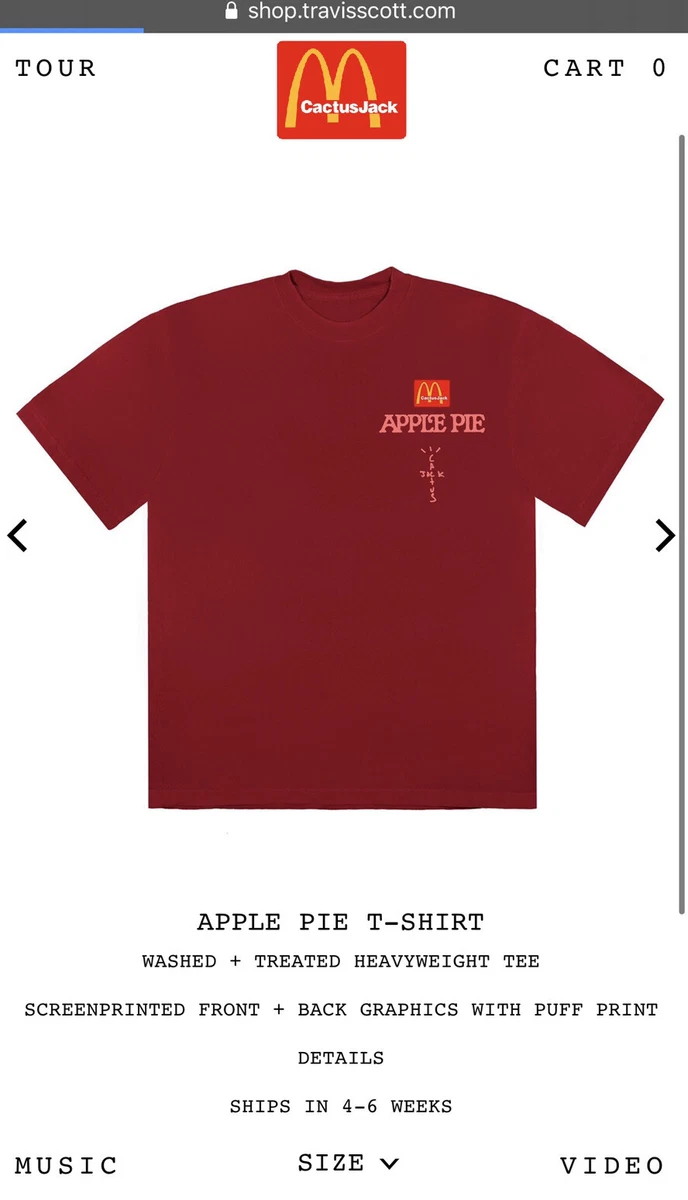 Travis scott apple t cheap shirt