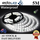 5M Waterproof Cool White 3528 SMD 300 LEDs Led Strip Lights 12V Camping Car Boat