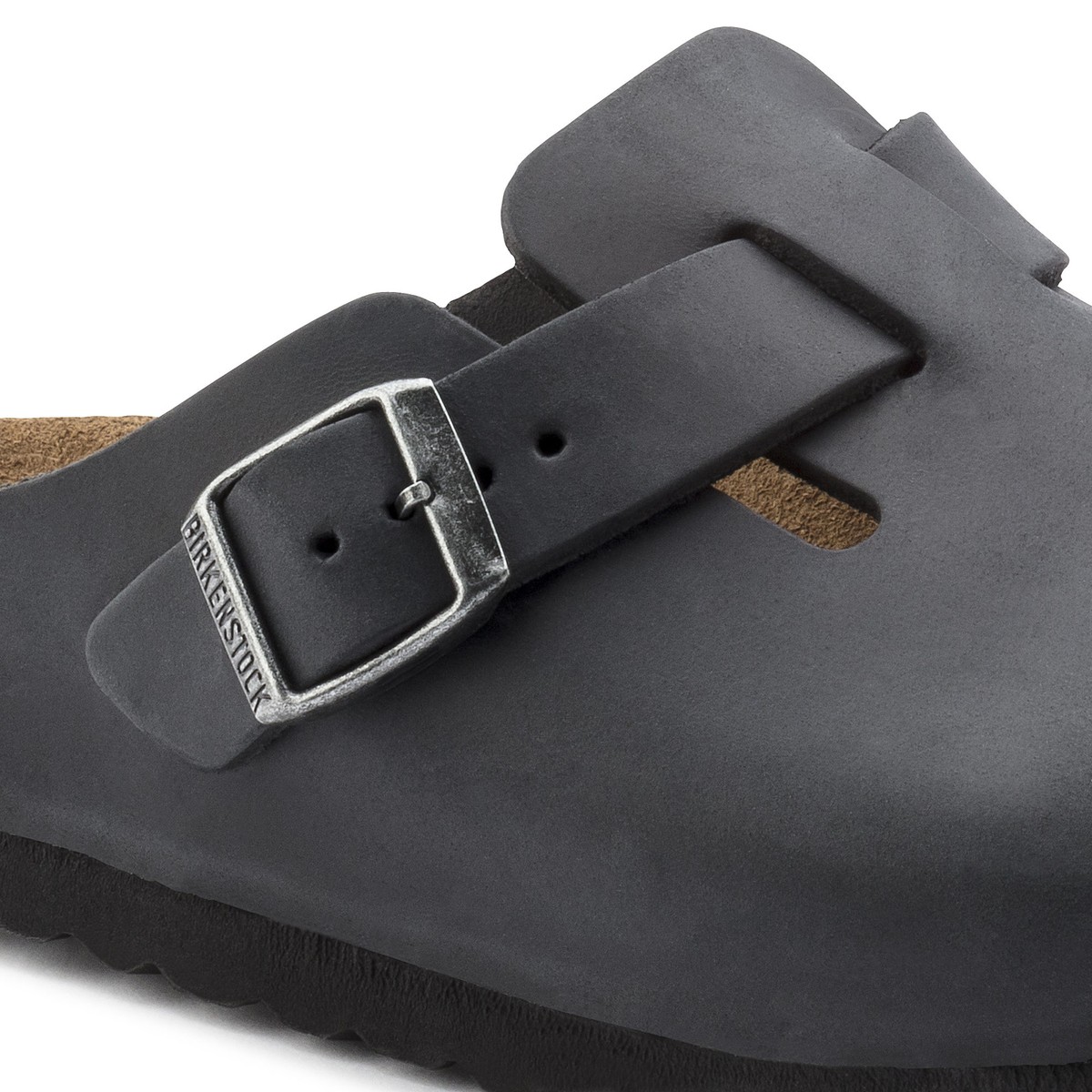 Birkenstock 59461 Women's Boston Regular Shoes - Black, US