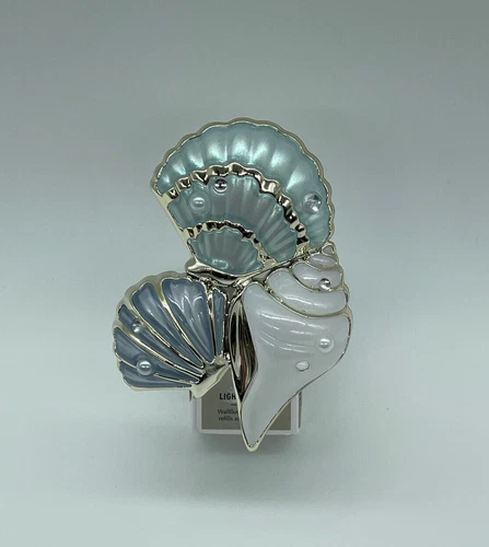 Bath & Body Works Wallflower Plug Nightlight SEASHELLS with GEMS & PEARLS