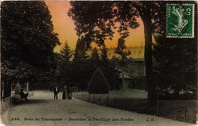 AK Bois de Vincennes - Hinter dem Pavillon des Forets (259931)