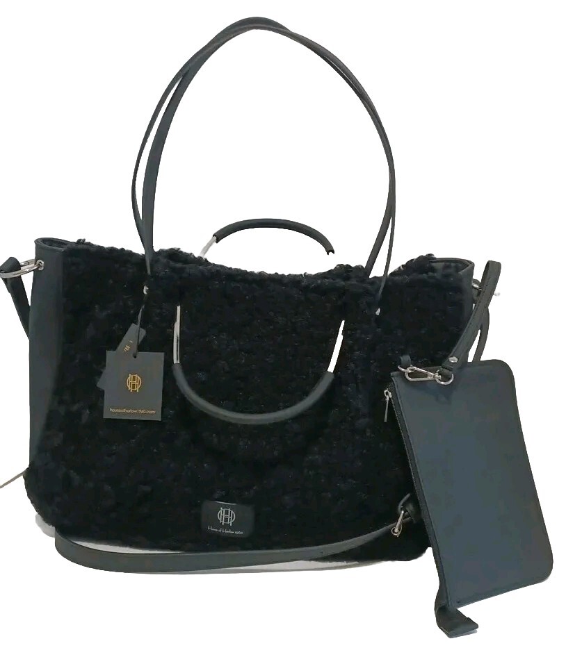 NWT Original HOUSE OF HARLOW 1960 Sherpa Weekender Satchel  display picture 1