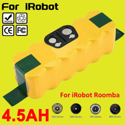 14.4V 4.5Ah For iRobot Roomba Battery 500 Series 600 700 800 780 650 Replacement