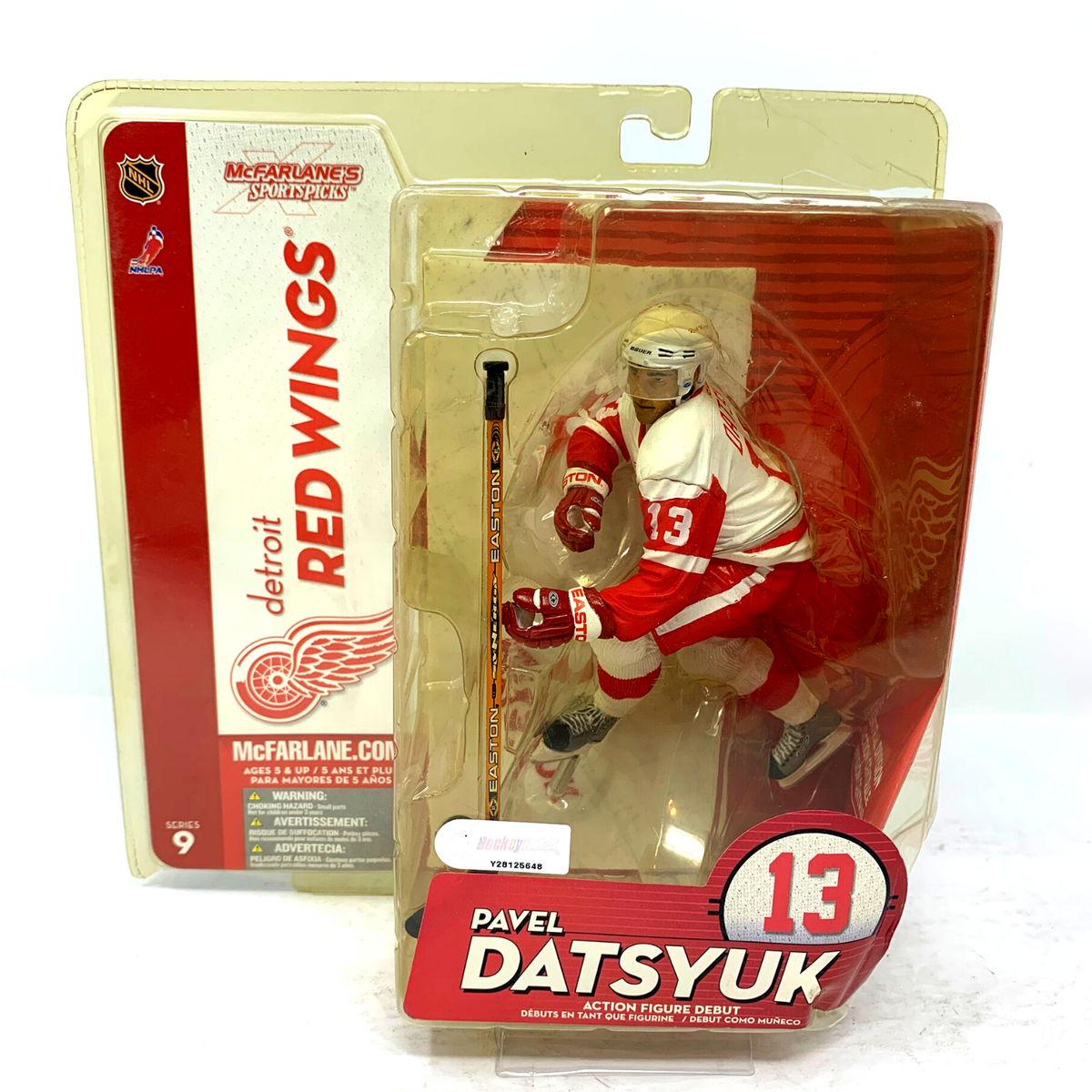 Mcfarlane NHL Pavel Datsyuk Detroit Red Wings White Jersey Series
