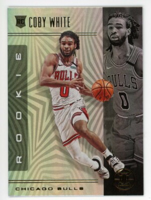 2019-20 Panini Prizm Draft #8 Coby White Rookie Card - North Carolina Tar Heels Basketball