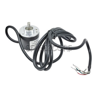 600P/R DC 5-24V 6mm Incremental Rotary Encoder AB 2 Phase Shaft 0-20KHz NEW-