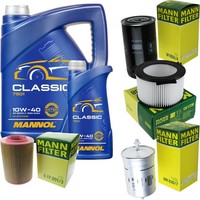 Mann Inspektionspaket 6L Mannol Classic 10W-40 FüR VW Transporter IV Bus 2.5