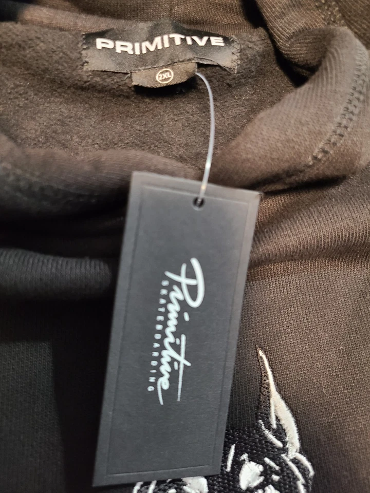 Primitive Skatewear SEPULVEDA BOXY HOOD Embroidered Men's Size 2XL Unisex NWT - Image 2 of 4