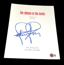 JODIE FOSTER SIGNED AUTOGRAPH MOVIE SCRIPT SILENCE OF THE LAMBS BECKETT BAS X1