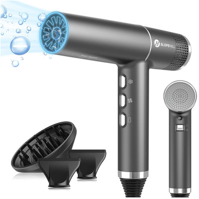 Haartrockner slopehill 2000W Mikrofilter Oxy Active Technologie LED Anzeige