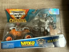 2020 SPIN MASTER MONSTER JAM CREATURES Maximum Destruction MAX-D MAXIMUS FIGURE 