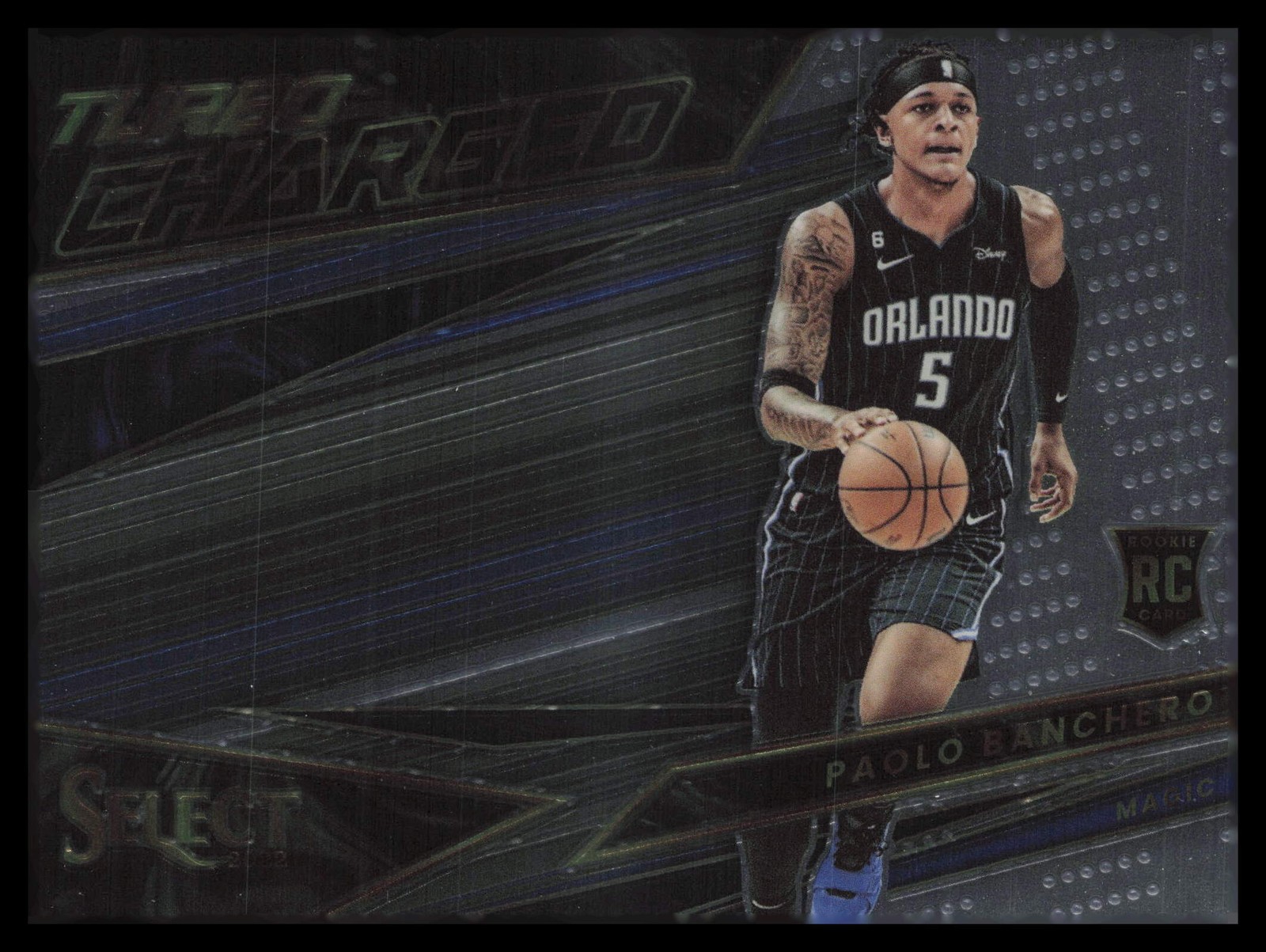 2022-23 Panini Select #5 Paolo Banchero Orlando Magic Turbocharged Basketball