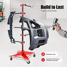 48" Rotating Bumper Hanger Stand Painting Car Repair Rack Tree Auto Body Shop