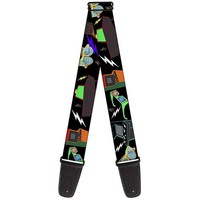 Guitar Strap - Eighties Arcade Black (Us Import) Acc Neu