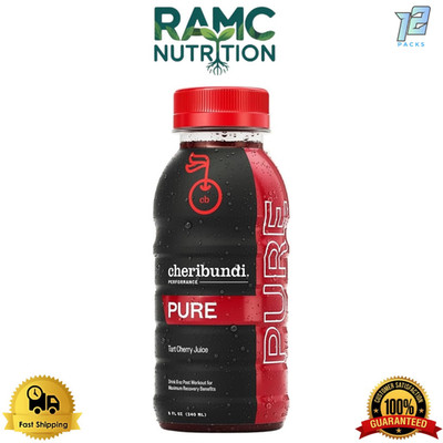 Cheribundi 100% Tart Cherry Juice Pure - Unsweetened - 8 fl oz, 12 Pack