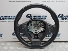 BMW Black Leather M Sport Steering Wheel X3 X...