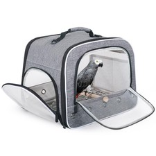 halinfer Bird Carry Carrier to Transport Large Size Parrot, Portable Bag with Me