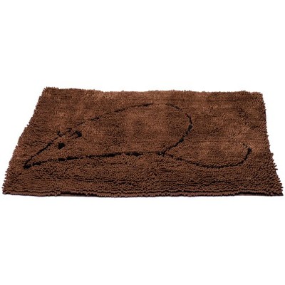 DGS Pet Products Cat Litter Mat   Brown Microfiber Trapping Mat, 35x26