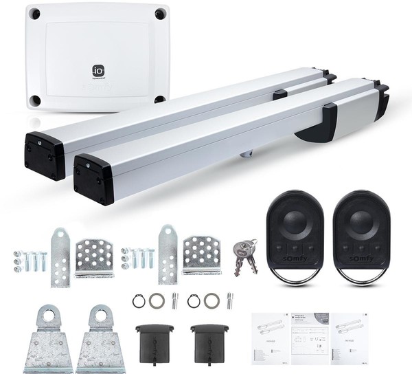 Zestaw Somfy Ixengo L 3S+ IO Standard Pack Do 8M Bram DwuskrzydłOwych-image