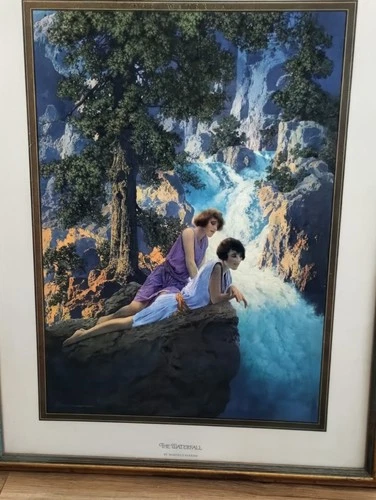 Maxfield Parrish "The Waterfall" Lithograph