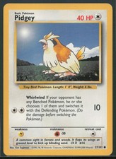 Pidgey Base Set 4th Print 1999-2000 57/102 LP 39