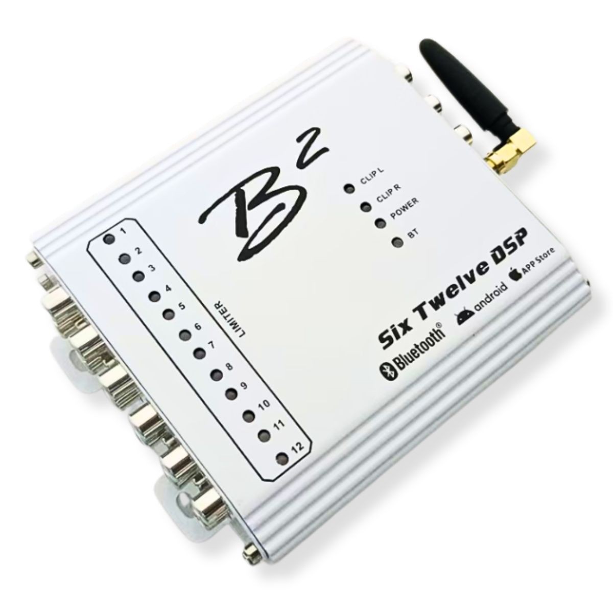 B2 Audio White 4v 12 Channel DSP with Bluetooth iOS/Android App 96 KHz - 32 Bit