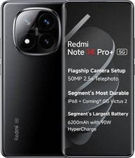 REDMI Note 14 Pro+ Plus 5G Titan Black 512 GB 12 GB RAM Global Version Unlocked