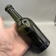 GENUINE VICTORIAN DUMP DUG BEER BOTTLE THE WEST CHESHIRE BREWERY CO BIRKENHEAD