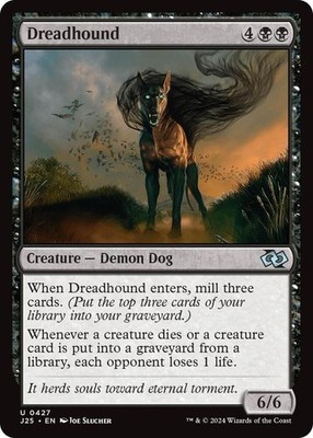NM Dreadhound, MTG, Foundations Jumpstart, Magic the Gathering, 427