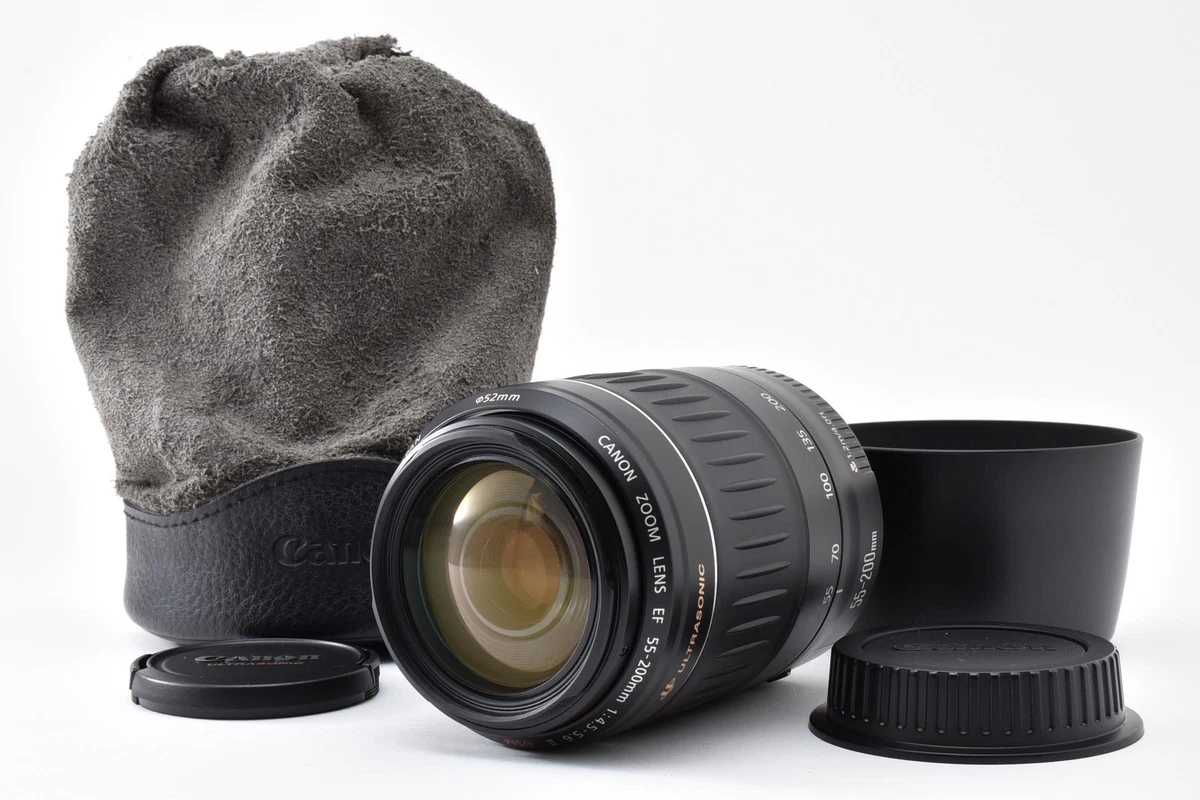 Canon 55-200mm f/4.5-5.6 Camera Lenses for sale | eBay