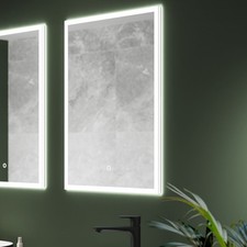 Sensio Eclipse Single Door Recessed Bathroom Mirror Cabinet with Light SE30298T0