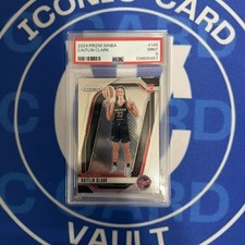 PSA 9 CAITLIN CLARK 🏀 ROOKIE IMAGE VARIATION 🏀2024 PANINI PRIZM WNBA #145 GOAT