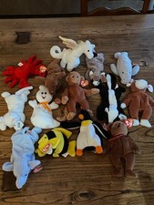 Lot of 14 Vintage 1995 Mixed Beanie Babies Lot with Tags - Awesome Lot 