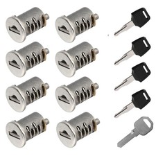 8 Pack SKS Lock Cores for Yakima Car Rack System Replacement 4 Keys Control Key