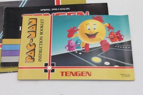 Pac-man ( Nintendo NES 1988) Game  Tested Cartridge, Manual, Sleeve, Poster