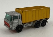 Matchbox Lesney No. 47 Tipper Container Truck Silver w/ Yellow Bed **NO COVER**