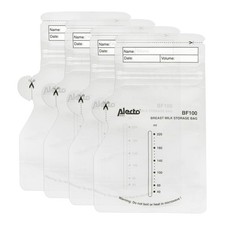 Alecto BF100 Breast Milk Storage Bags 220ml, 100pcs BF-100