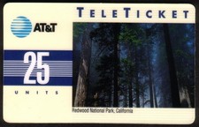 25u Redwood National Park, California (Group 3) German Phone Card