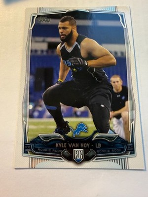 2014 TOPPS KYLE VAN NOY #343 RC LIONS