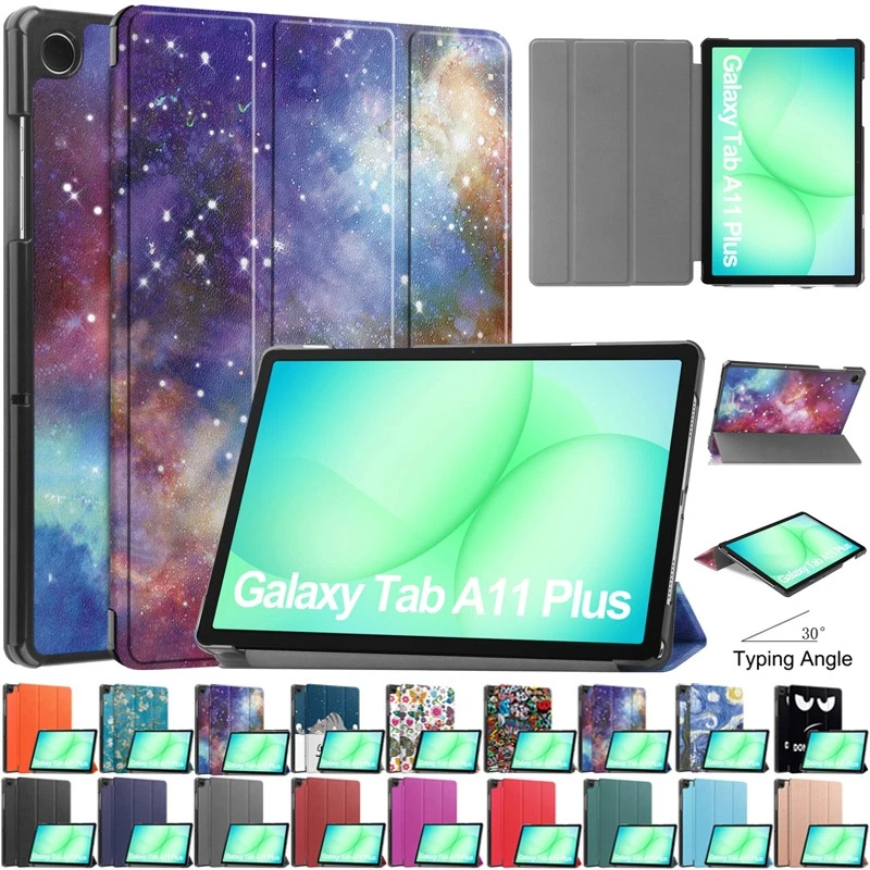 For Samsung Galaxy Tab A11 / A11+ Tablet Case Folio Leather Stand