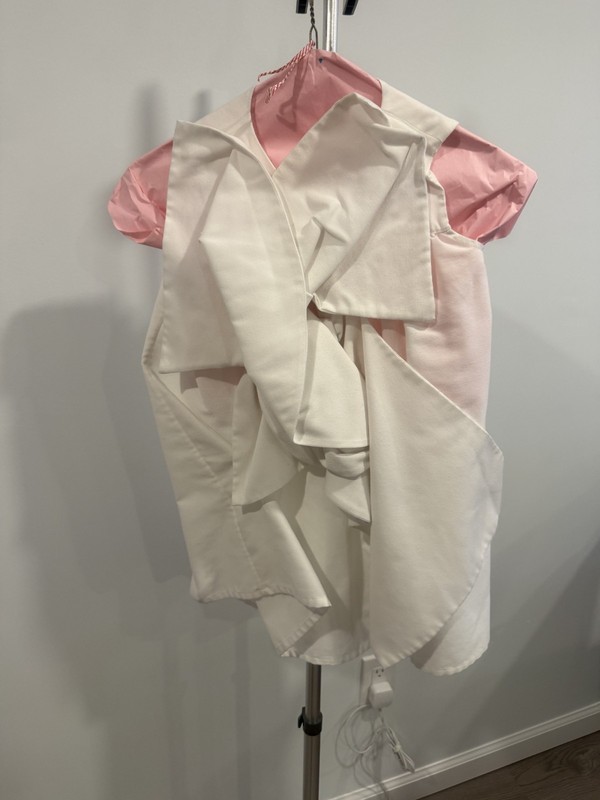 Amelie et Sophie White Kids Dress - Size 5/6 Years Old